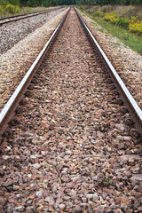 Train track/ railroad - perspective