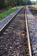Train track/ railroad - perspective
