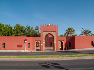 Castillo de estilo árabe en el paseo marítimo de Benalmádena, Málaga, Andalucía, España