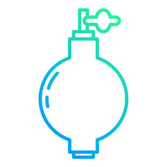 Obraz premium filler tube icon on transparent background