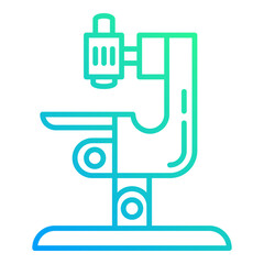 microscope icon on transparent background