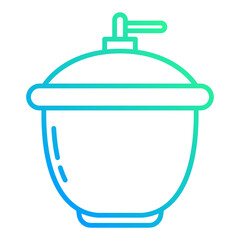 desiccator icon on transparent background