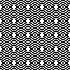 Vector pattern with symmetrical elements . Monochrome striped background.Black patterns.