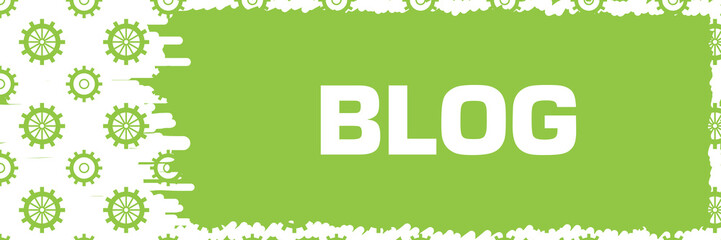 Blog Green Gears Scratch Background Horizontal 