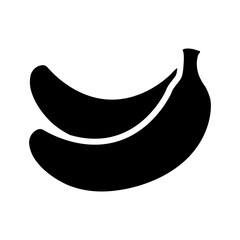 Bananas vector icon isolated on white background