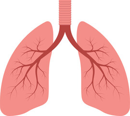 Lung clipart design illustration