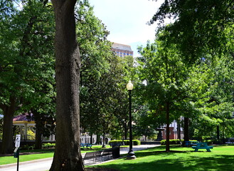 Obraz premium Park in Downtown Memphis, Tennessee