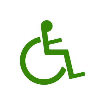 handicap symbol on a white background