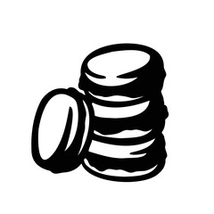 Macaron cake dessert sweetness illustration vector