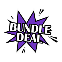 Written bundle deal, promo text