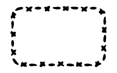 abstract geometric frame