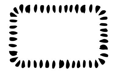 abstract geometric frame