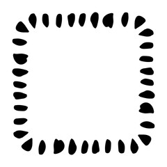 abstract geometric frame