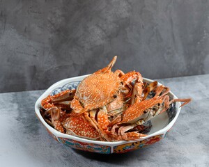 Streamed Blue Crabs Sand Crab, Popular as Flower Crab