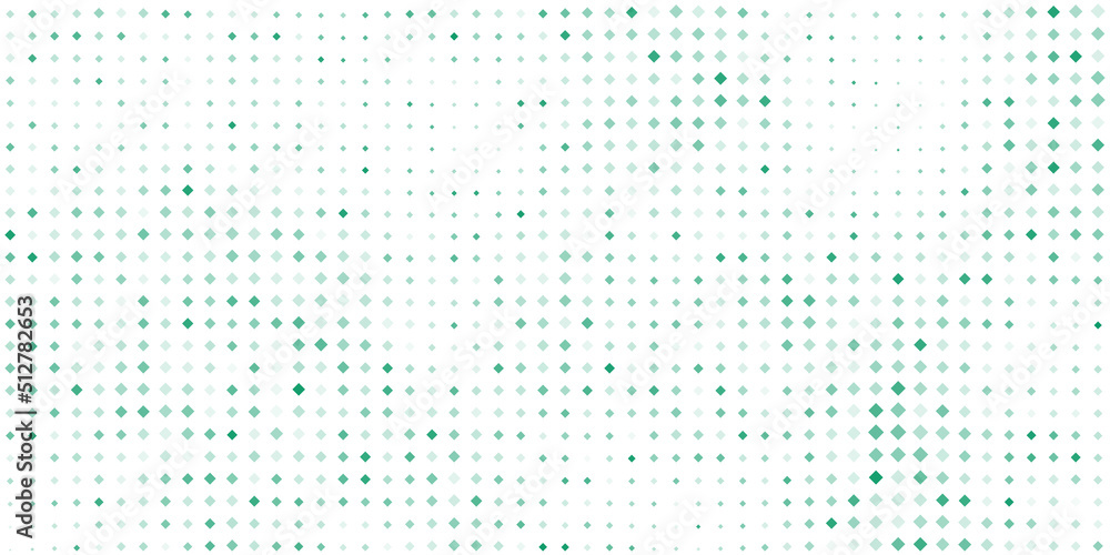 Poster abstract colorful partially faded spotted 3d slighty wavy pattern, squares with random sizes and cha
