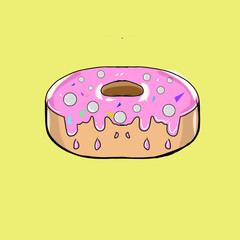 donut with sprinkles