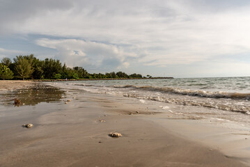 beach and port of the Federal Territory of Labuan city in Malaysia