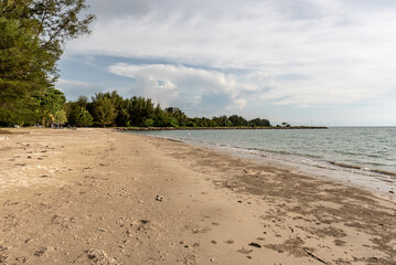 beach and port of the Federal Territory of Labuan city in Malaysia