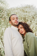 Portrait of a siblings in nature
