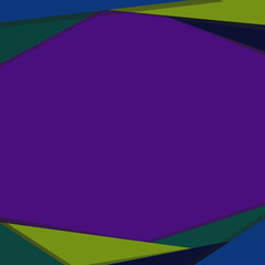 Stacked colored paper background with shadows