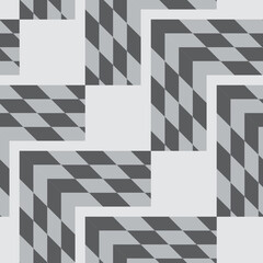 seamless pattern of geometric black and white pattern. Modern seamless pattern, square geometric texture