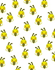 Fototapeta premium Illustration vector background, Bee 