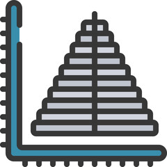 Pyramid Chart Icon