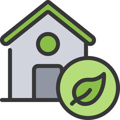 Eco home Icon