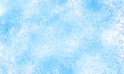 薄く氷が張ったような暑中見舞い背景素材01（水色、白、青）