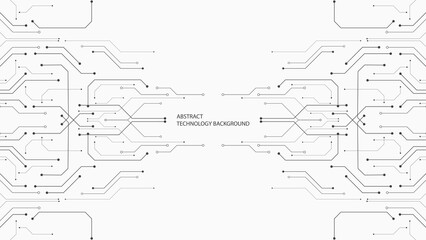 white background pattern design line technology simple with space for your text