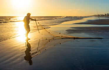 fisherman with nets