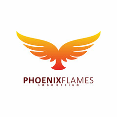 phoenix flame logo design