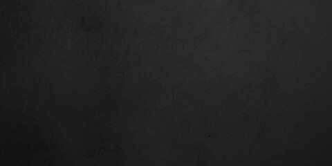 Fototapeta premium Dark black grunge textured concrete backdrop background. Panorama dark grey black slate background or texture. Vector black concrete texture. Stone wall background.