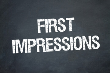 first impressions