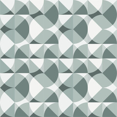 Geometric seamless pattern with grey tone for a decorative look. Geometric Pattern Illustration background. Retro look