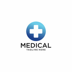 Medic Clean Logo Template Design Vector