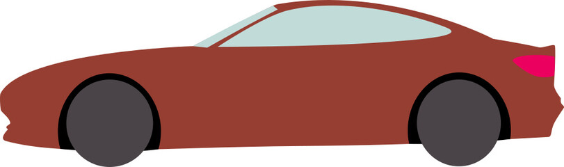 Obraz premium organic vector cartoon car shape