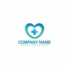 Health logo  Medical logo design template