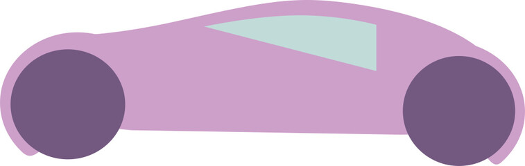 Fototapeta premium organic vector cartoon car shape