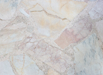 stone marble crap cover on terrazzo flooring. vintage texture old for background image horizontal.