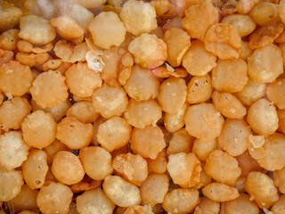 Water balls (pani puri) snake food in india. Panipuri also known as golgappa, phuchka, gupchup or pani ke patashe is most popular street food in india.