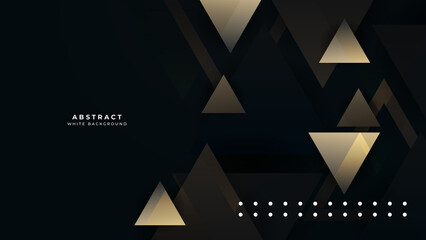 Abstract black and gold background