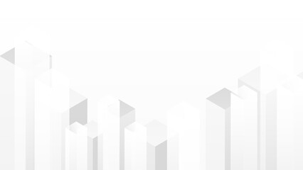 Minimal geometric white light background abstract design