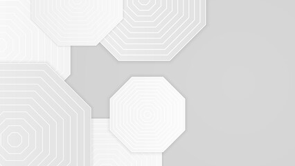 Minimal geometric white light background abstract design