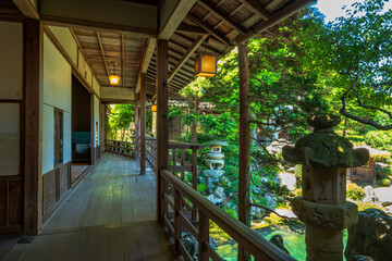Fototapeta premium 大黒屋 庭園
