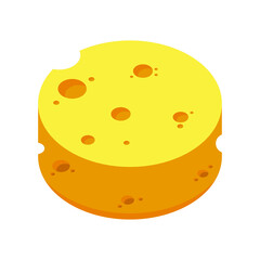 tube cheese vector illustration design template