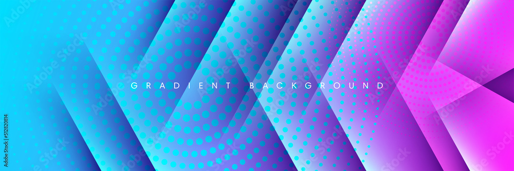Poster blue gradient minimal vector background with pink shape abstract textured backdrop banners presentat