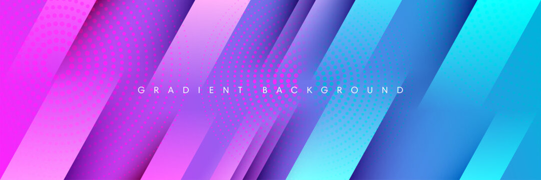 Blue gradient minimal vector background with pink shape abstract textured backdrop banners presentations business templates