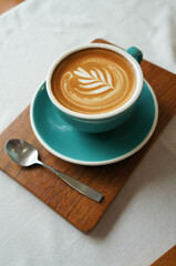 cup of coffee with a spoon