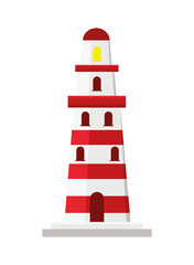 lighthouse landmark icon